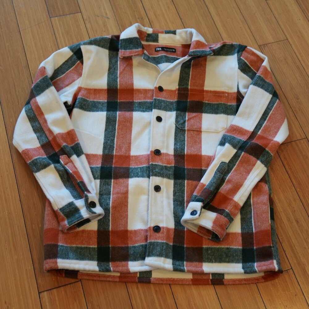 Zara Plaid Overshirt (Shacket)